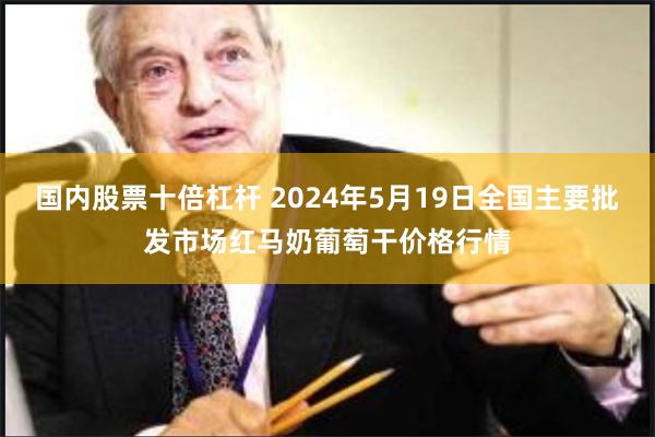 国内股票十倍杠杆 2024年5月19日全国主要批发市场红马奶葡萄干价格行情