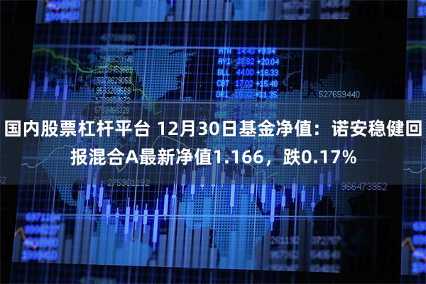 国内股票杠杆平台 12月30日基金净值：诺安稳健回报混合A最新净值1.166，跌0.17%